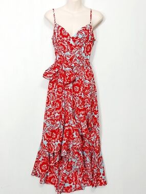 🔵BOGO FREE🔵 Eliza J. Hi Lo Maxi Dress w Ruffles Sz 2